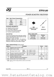 STPSL60 datasheet pdf ST Microelectronics