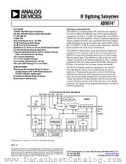 AD9874BST datasheet pdf Analog Devices