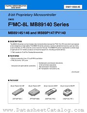 MB89140 datasheet pdf Fujitsu Microelectronics