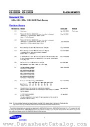 K9F1216X0A datasheet pdf Samsung Electronic