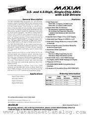 MAX1492CAI datasheet pdf MAXIM - Dallas Semiconductor