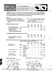 STK4023 datasheet pdf etc