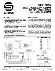STK15C88-W35 datasheet pdf SIMTEK