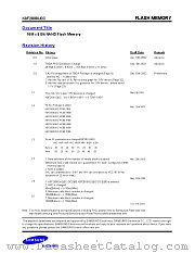 K9F2816Q0C-HIB0 datasheet pdf Samsung Electronic
