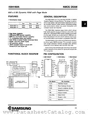 KM41464A datasheet pdf Samsung Electronic