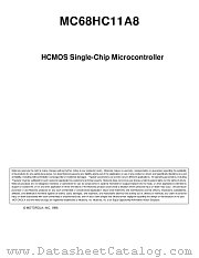 MC68HC11A8VCFU2 datasheet pdf Motorola