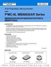 MB89P657APF-106 datasheet pdf Fujitsu Microelectronics