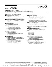 AMD29F010B-55FE datasheet pdf Advanced Micro Devices
