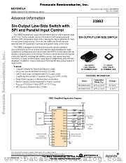 MC33882FC/R2 datasheet pdf Motorola