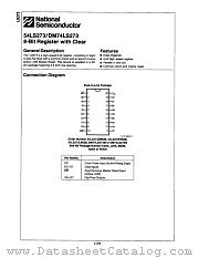 54LS273LMQB datasheet pdf National Semiconductor