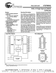 CY27H512-30HC datasheet pdf Cypress