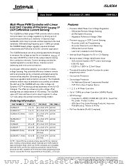 ISL6564IRZ-T datasheet pdf Intersil