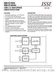 IS61C1024L-25JI datasheet pdf Integrated Silicon Solution Inc