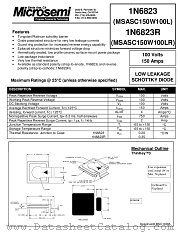 MSASC150W100L datasheet pdf Microsemi