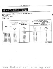 STK405-000A datasheet pdf etc