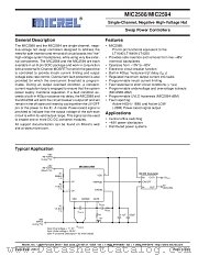 MIC2594-2BM datasheet pdf Micrel Semiconductor
