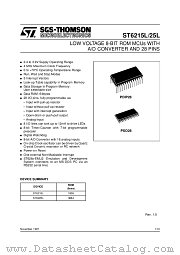 ST6215 datasheet pdf ST Microelectronics