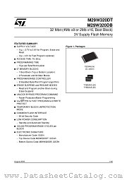 M29W320DT70ZE1T datasheet pdf ST Microelectronics
