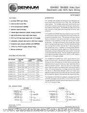GS4982-CKA datasheet pdf Gennum Corporation