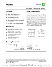 APL1088 datasheet pdf ANPEC Electronics Corporation
