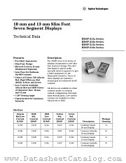 HDSP-315Y-HG300 datasheet pdf Agilent (Hewlett-Packard)