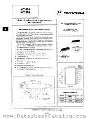 MC3420L datasheet pdf Motorola