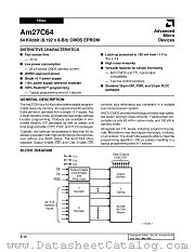 AMD27C64-55DIB datasheet pdf Advanced Micro Devices