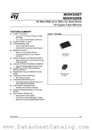 M29W320ET90N6F datasheet pdf ST Microelectronics
