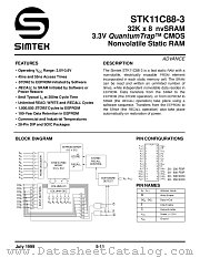 STK11C88-3N45I datasheet pdf SIMTEK