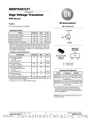 MMBT5401LT1G datasheet pdf ON Semiconductor