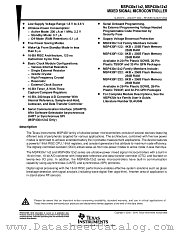 MSP430X11X2 datasheet pdf Texas Instruments