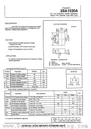 2SA1530A datasheet pdf Isahaya Electronics Corporation