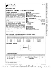 ADC122S101 datasheet pdf National Semiconductor