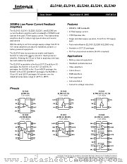 EL5160ISZ-T13 datasheet pdf Intersil
