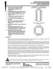 54LVTH245 datasheet pdf Texas Instruments