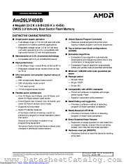 AM29LV400B datasheet pdf Advanced Micro Devices