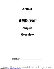 AMD-750 datasheet pdf Advanced Micro Devices