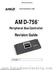 AMD-756 datasheet pdf Advanced Micro Devices