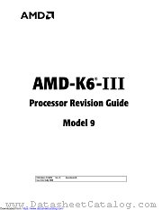 AMD-K6-III datasheet pdf Advanced Micro Devices