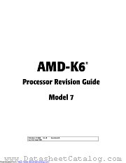 AMD-K6 datasheet pdf Advanced Micro Devices