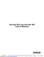 AM186ES/AM188ES datasheet pdf Advanced Micro Devices