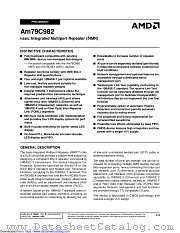 AM79C982 datasheet pdf Advanced Micro Devices