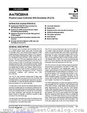 AM79C864A datasheet pdf Advanced Micro Devices