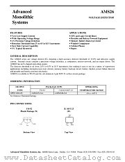 AMS26 datasheet pdf Advanced Monolithic Systems