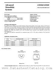 AMS05 datasheet pdf Advanced Monolithic Systems