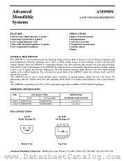 AMS9491 datasheet pdf Advanced Monolithic Systems
