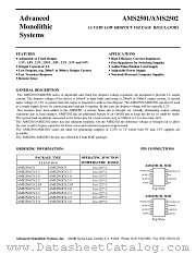 AMS2501 datasheet pdf Advanced Monolithic Systems
