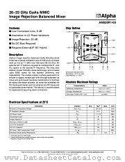 AM028R1-00 datasheet pdf Alpha Industries Inc