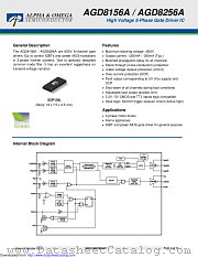 AGD8156A datasheet pdf Alpha & Omega Semiconductor