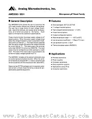 AME8501 datasheet pdf Analog Microelectronics
